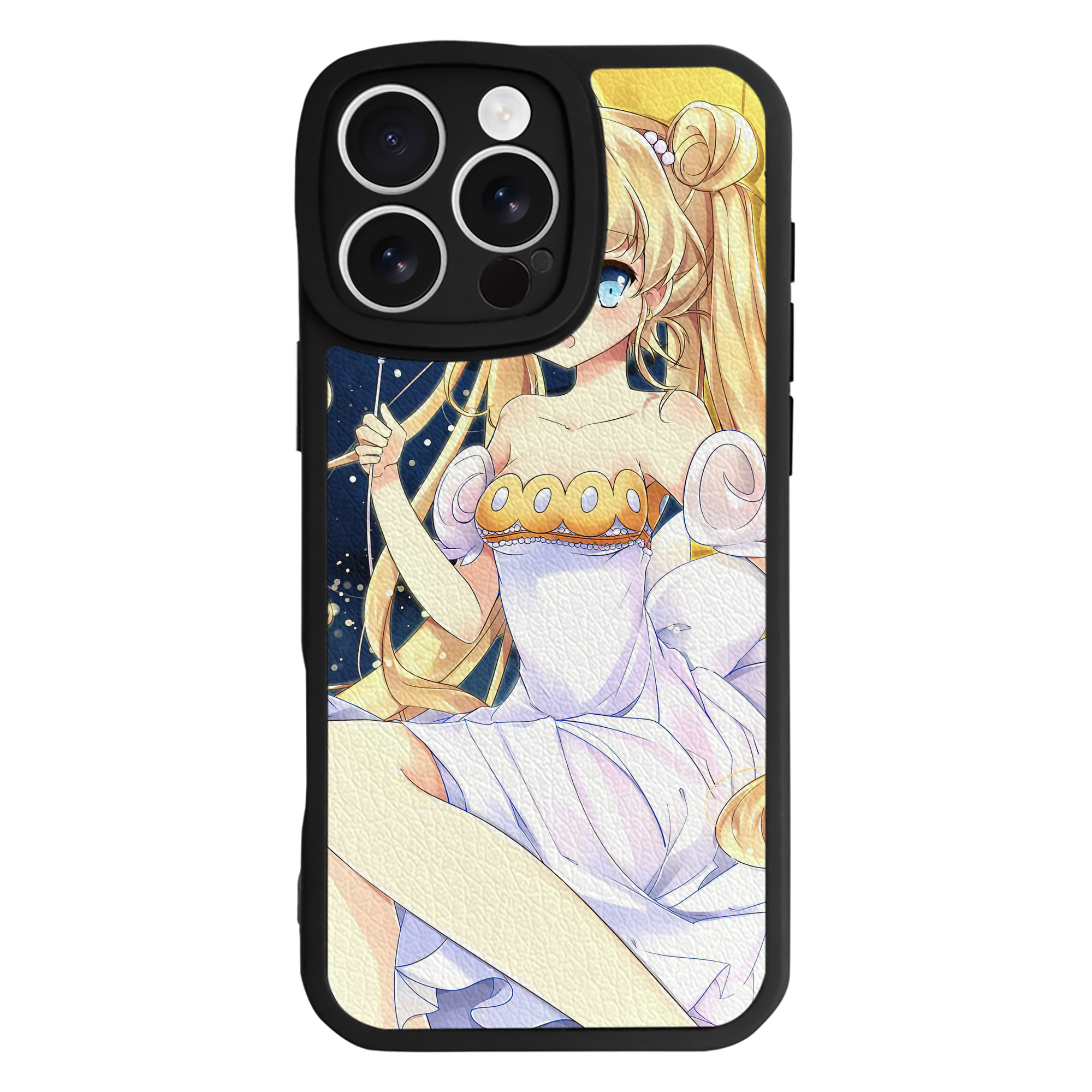 （画像用） 美少女戦士セーラームーン Sailor Moon 【iPhone 16シリーズ対応】シリコンスマホケース（レザー調） 材質：シリコン